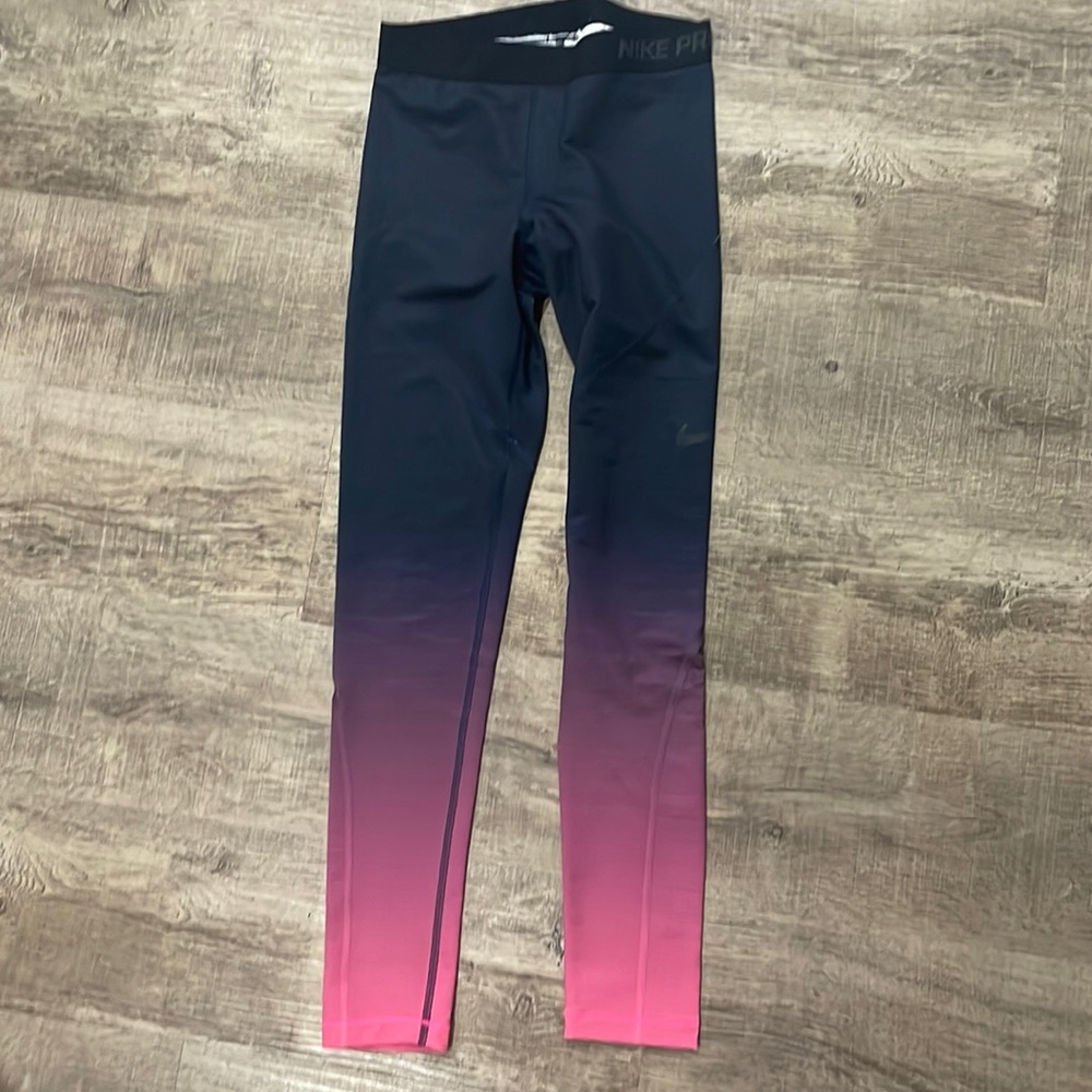 Nike Gradient Navy to Pink Leggings